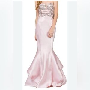 Dancing Queen Blush Embellished Dress